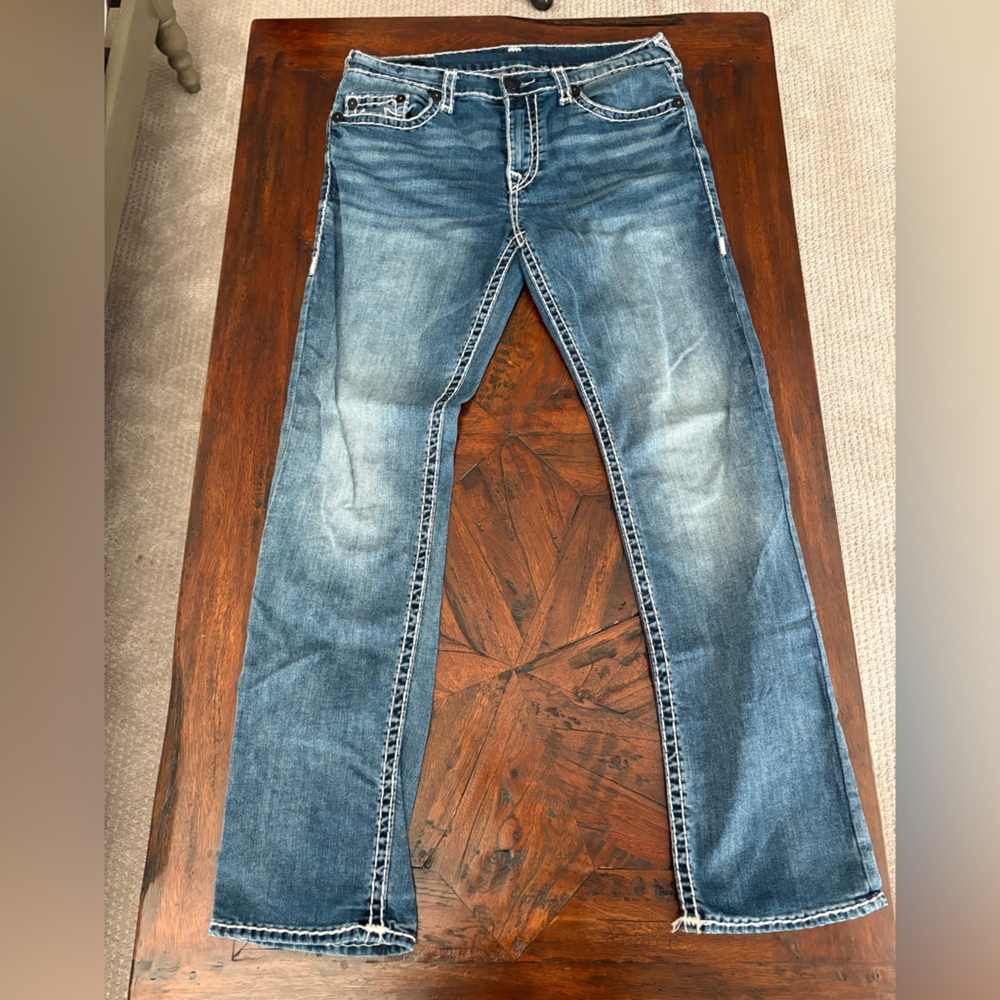 True Religion Men's Denim Slim Straight Jeans
